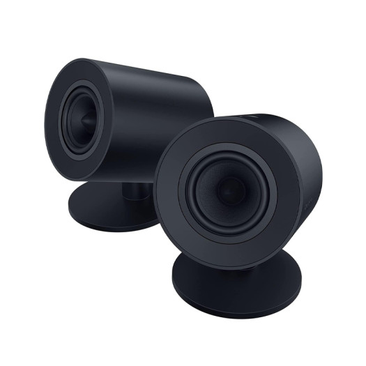 Razer Nommo V2 X, Full-Range 2.0 PC Gaming Speakers, THX Spatial Audio, Rear-Facing Bass Ports, Two 3” Full-Range Drivers, Max Sound Pressure Level 96dB, Wireless Control Pod - Black